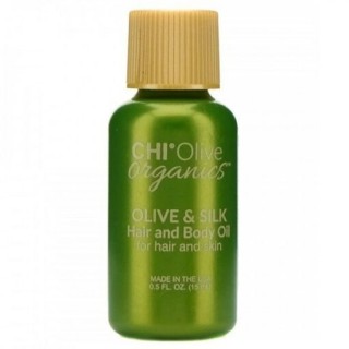 Chi Olive Organics Olive&Silk Hair and Body Oil 15 мл