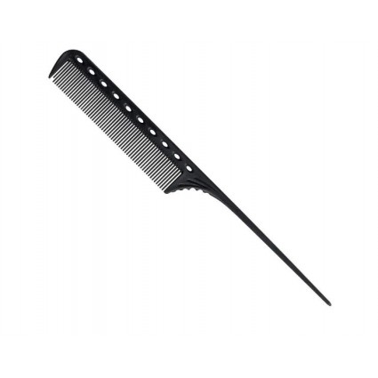 Гребінець для стриження Y. S. Park YS 101 Tail Comb з хвостиком Сірий