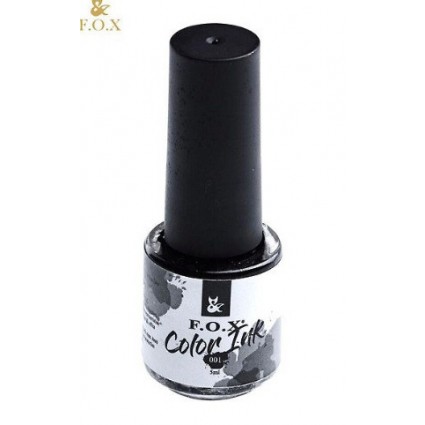 Чорнило для дизайну F.O.X Color Ink 001 чорне 5 мл