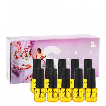F. O. X Набір гель-лаків Feel The Spring Set (10 шт.)