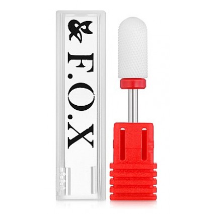 Фреза керамічна F. O. X F 3/32 Small Barrel Ball красн/кор