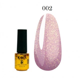 Гель-лак F.O.X gel-polish gold Diamond 002 запорошена троянда 7 мл
