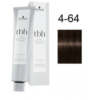Перманентна фарба для волосся Schwarzkopf TBH Permanent 4-64 W Середньо-коричневий шоколадний бежевий 60 мл