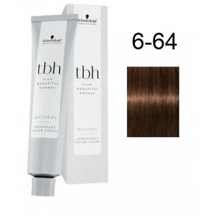 Перманентна фарба для волосся Schwarzkopf TBH Permanent 6-64 W Темний блондин золотистий попелястий 60 мл