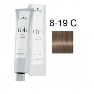 Перманентна фарба для волосся Schwarzkopf TBH Permanent 8-19 C Світлий блондин попелястий фіолетовий 60 мл
