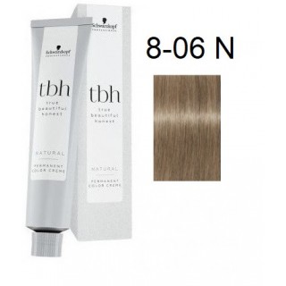 Перманентна фарба для волосся Schwarzkopf TBH Permanent N 8-06 Світлий блондин натуральний шоколадний 60 мл
