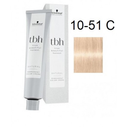 Перманентна фарба для волосся Schwarzkopf TBH Permanent 10-51 C Ультра золотистий блондин попелястий 60 мл