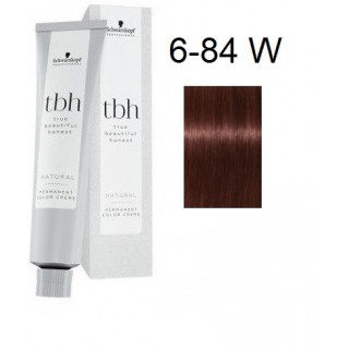 Перманентна фарба для волосся Schwarzkopf TBH Permanent 6-84 W Темний блондин червоний бежевий 60 мл