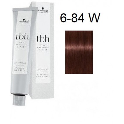 Перманентна фарба для волосся Schwarzkopf TBH Permanent 6-84 W Темний блондин червоний бежевий 60 мл