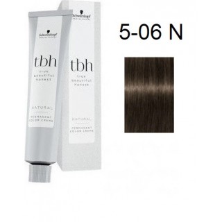 Перманентна фарба для волосся Schwarzkopf TBH Permanent 5-06 N Світло-коричневий натуральний шоколадний 60 мл