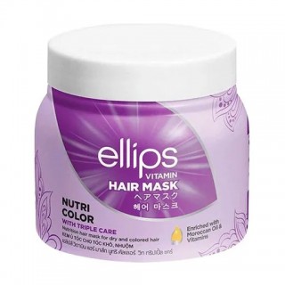 Маска для волосся Ellips Hair Vitamin Mask Nutri Color Сяйво кольору 200 г
