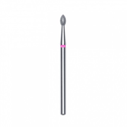 Фреза алмазна Staleks-почка гостра червона д. 2,5 мм/ робоча частина 4,5 мм