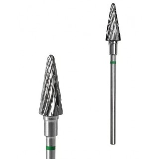 Фреза твердосплавна Staleks Expert конус зелений 6 мм/14 мм