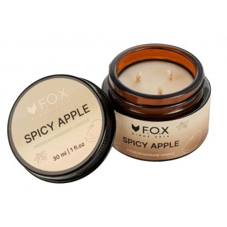 Масажна свічка преміум F.O.X Spicy Apple 30 мл