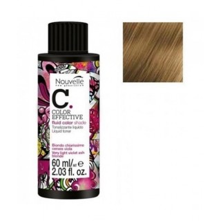Демиперманентный барвник Nouvelle Liquid Toner 8.73 Світлий блондин коричнево-золотистий 60 мл