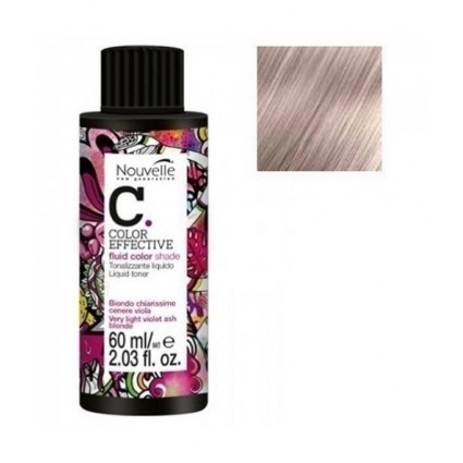 Демиперманентный барвник Nouvelle Liquid Toner 9.11 Дуже світлий блондин сріблястий 60 мл Демиперманентный барвник Nouvelle Liquid Toner 9.11 Дуже світлий блондин сріблястий 60 мл