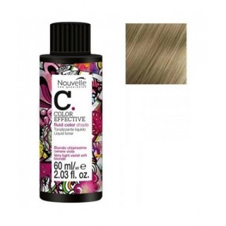 Демиперманентный барвник Nouvelle Liquid Toner 7.71 Блондин коричнево-попелястий 60 мл