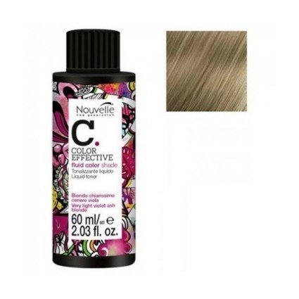 Демиперманентный барвник Nouvelle Liquid Toner 7.71 Блондин коричнево-попелястий 60 мл