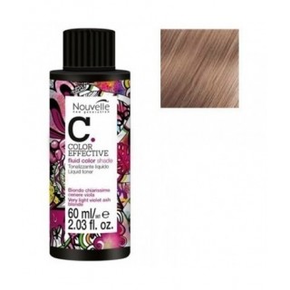 Демиперманентный барвник Nouvelle Liquid Toner 9.32 Дуже світлий блондин золотисто-фіолетовий 60 мл