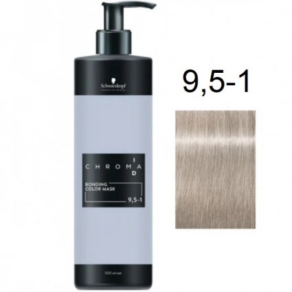 Тонуюча бондінг-маска Schwarzkopf Chroma ID Bonding Color Mask 9,5-1 Світлий Блондин Сандре 500 мл