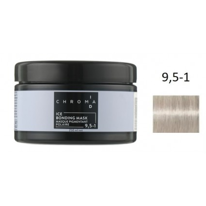 Фарбуюча бондінг-маска Schwarzkopf Chroma ID Ice Bonding Mask 9.5-1 Світлий Блонд Сандре 250 мл Фарбуюча бондінг-маска Schwarzkopf Chroma ID Ice Bonding Mask 9.5-1 Світлий Блонд Сандре 250 мл