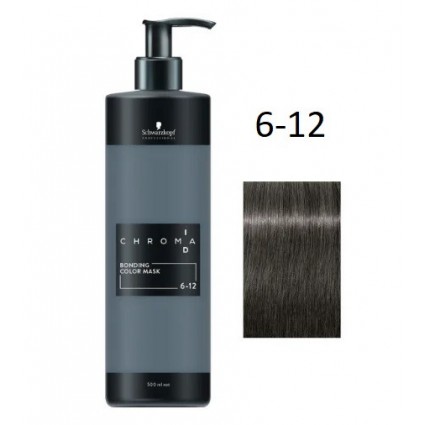 Тонуюча бондінг-маска Schwarzkopf Chroma ID Bonding Color Mask 6-12 Темно-русявий Сандре Попелястий 500 мл