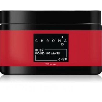 Тонуюча бондінг-маска Schwarzkopf Chroma ID Bonding Color Mask 6-88 Темно-русявий Екстра Червоний 250 мл