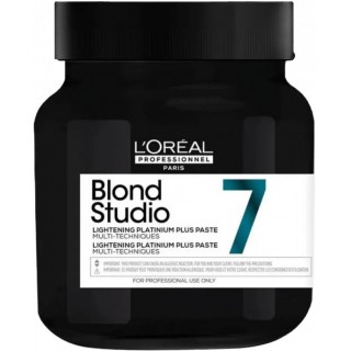 Паста знебарвлююча з аміаком L'Oreal Professionne Blond Studio Platinium Paste 500 г