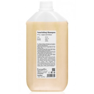 Шампунь для сухого та пошкодженого волосся FarmaVita Back Bar Nourishing Shampoo N°02 Argan and Honey 5000 мл