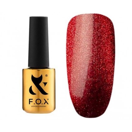 Гель-лак F.O.X gel-polish gold Sphynx Cat Eye 001 гранатовий з ефектним відблиском 7 ml Гель-лак F.O.X gel-polish gold Sphynx Cat Eye 001 гранатовий з ефектним відблиском 7 ml