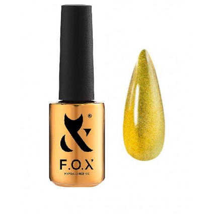 Гель-лак F.O.X gel-polish gold Sphynx Cat Eye 002 голографічні 7 мл Гель-лак F.O.X gel-polish gold Sphynx Cat Eye 002 голографічні 7 мл