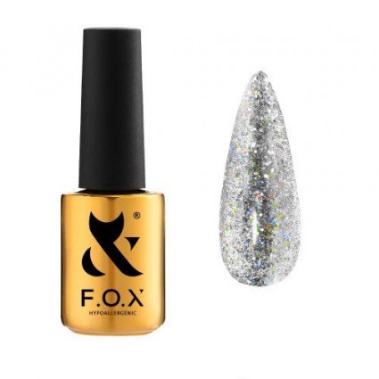 Гель-лак F.O.X gel-polish gold Sphynx Cat Eye 003 сріблясті 7 мл Гель-лак F.O.X gel-polish gold Sphynx Cat Eye 003 сріблясті 7 мл