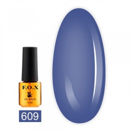 Гель-лак F.O.X gel-polish Euphoria 609 джинс 6 мл