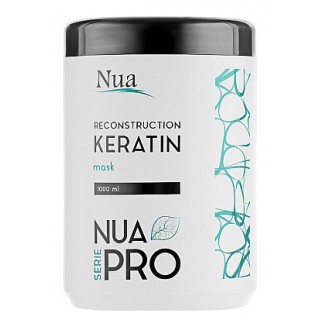 Маска для реконструкції волосся з кератином Nua Pro Reconstruction with Keratin Mask 1000 мл