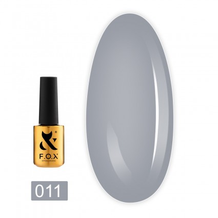 Гель-лак F.O.X Spectrum Gel Vinyl 011 світло-сірий 7 мл