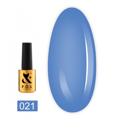Гель-лак F.O.X Spectrum Gel Vinyl 021 небесно-блакитний 7 мл