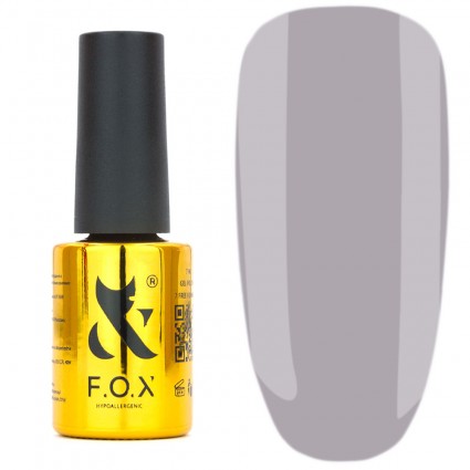 Гель-лак F.O.X Spectrum Gel Vinyl 043 сірий 7 мл