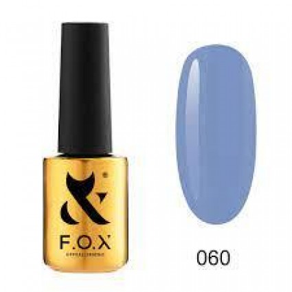 Гель-лак F.O.X Spectrum Gel Vinyl 060 пастельний блакитний 7 мл