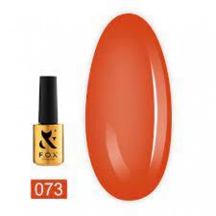 Гель-лак F.O.X Spectrum Gel Vinyl 073 класичний червоний 7 мл