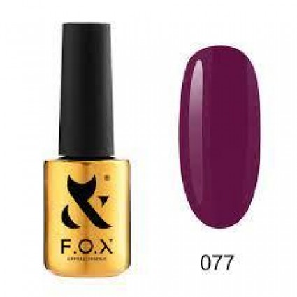 Гель-лак F.O.X Spectrum Gel Vinyl 077 рожеве вино 7 мл