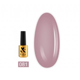 Гель-лак F.O.X. Spectrum Gel Vinyl 081 блідий рожевий 7 мл