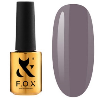 Гель-лак F.O.X. Spectrum Gel Vinyl 091 темно-сірий 7 мл