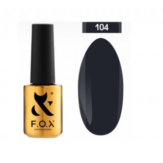Гель-лак F.O.X. Spectrum Gel Vinyl 104 чорничний 7 мл