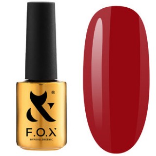 Гель-лак F.O.X. Spectrum Gel Vinyl 115 вогненний червоний 7 мл
