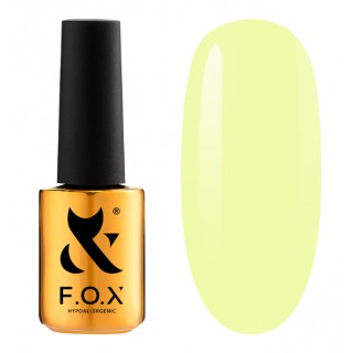 Гель-лак F.O.X. Spectrum Gel Vinyl 133 ніжний жовтий 7 мл