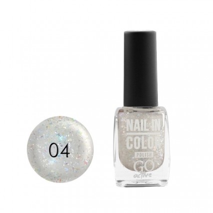004 Лак для нігтів Nail Polish GO ACTIVE in Color Nail 10мл