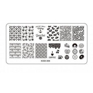 Пластина для стемпінгу Kodi Professional Plus size 006