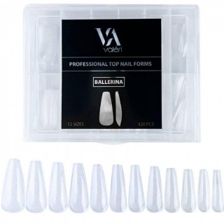 Верхні форми для нарощування Valeri Top Nail Forms Balerine 120 шт