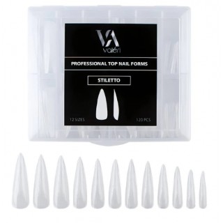 Верхні форми для нарощування нігтів Valeri Top Nail Forms Stiletto 120 шт