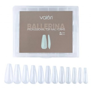 Верхні форми Valeri Top Nail Forms Balerine 120 шт
